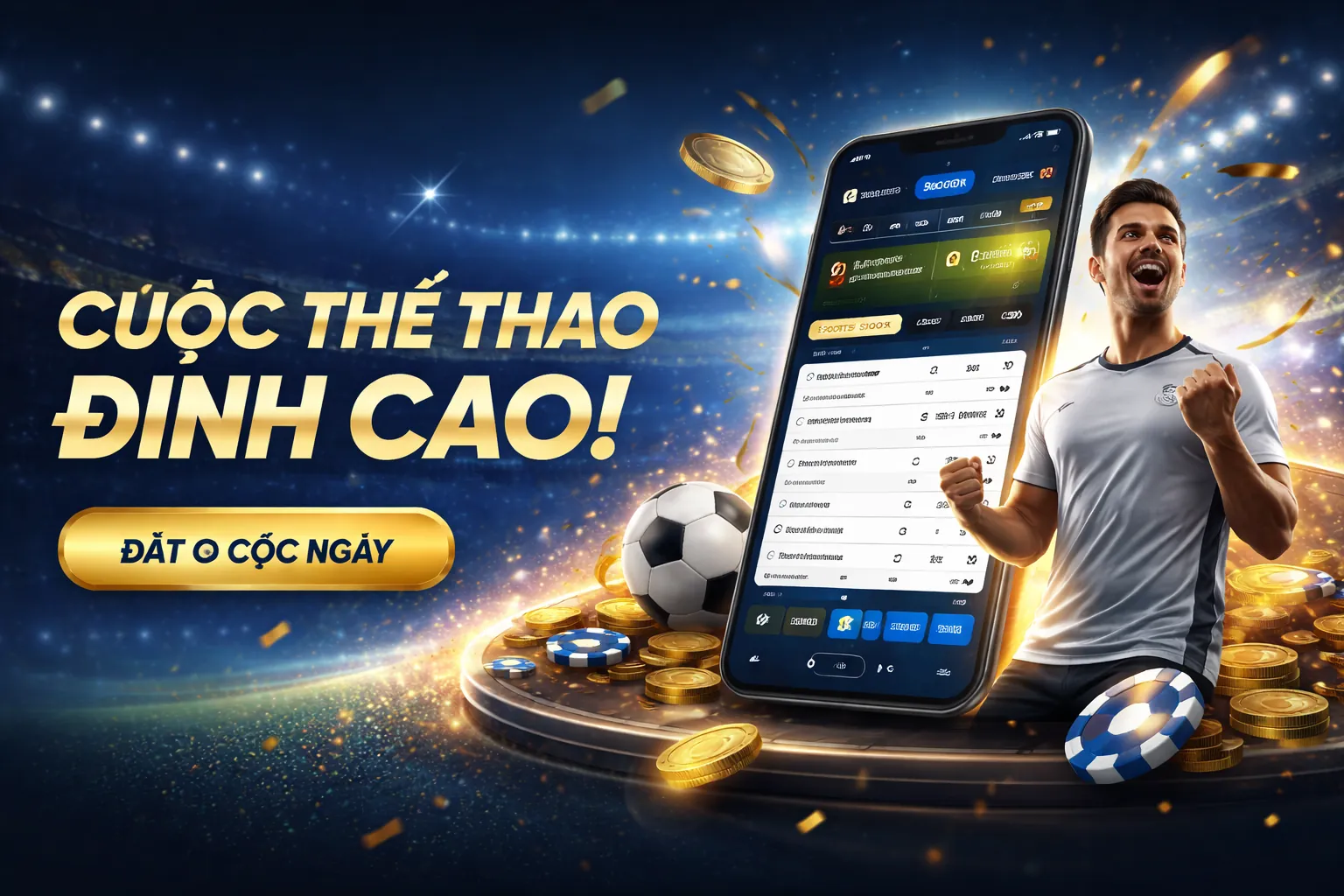 Sân vận động bóng đá với biểu tượng zh88 chính thức